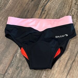 Baleaf Women's Black and Pink Cycling Underpants